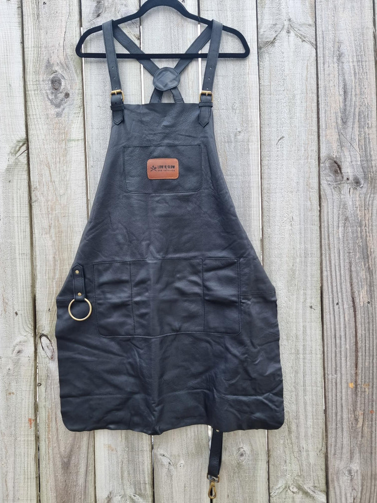 Low 'N Slow BBQ -Full Length  Leather Apron