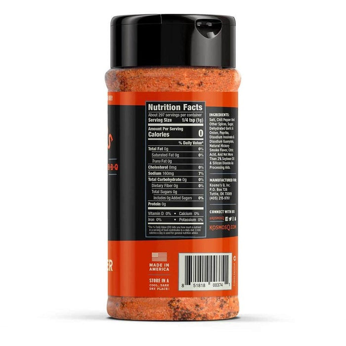 Best Before Date Clearance - Kosmo's Q - Cow Cover Hot BBQ Rub