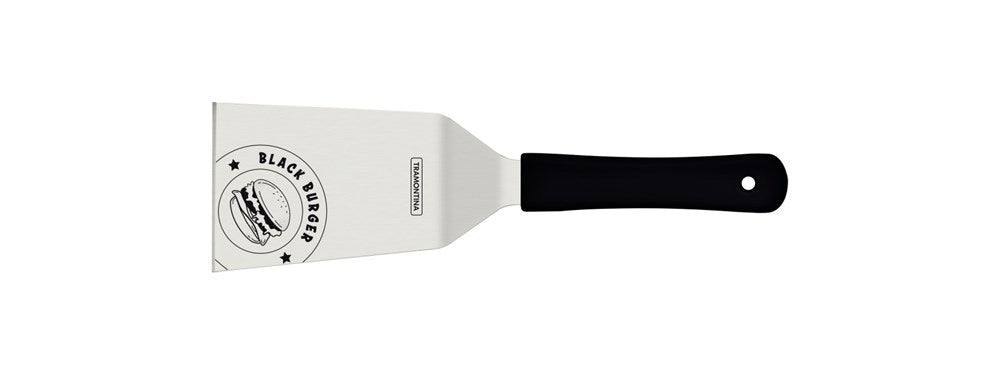 Tramontina Churrasco Black Barbecue Burger Spatula 6", 15cm