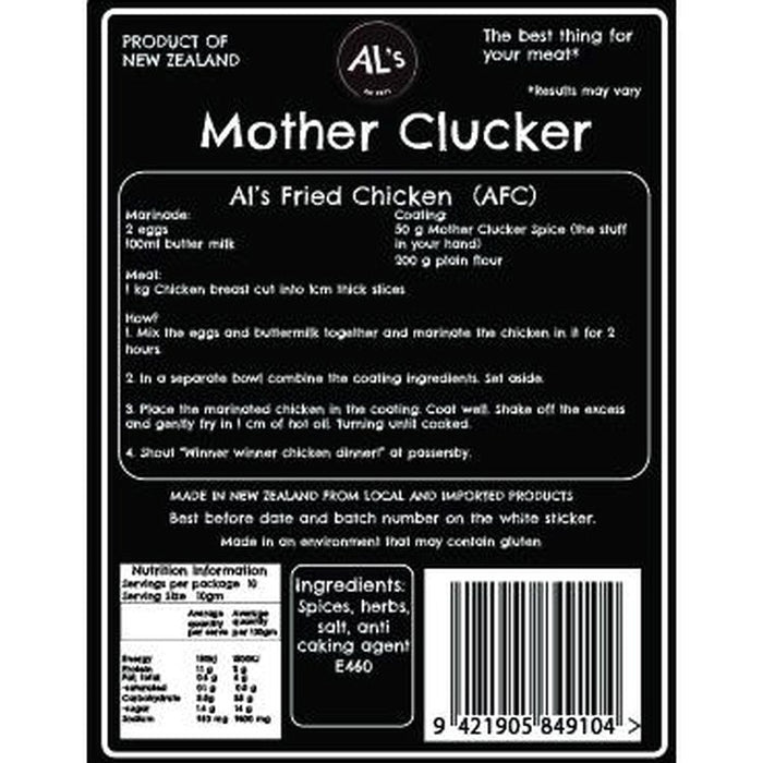 Best Before Date - Clearance Al's Mother Clucker Fried Chicken Spice Blend