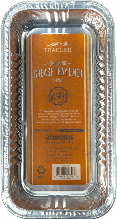 Traeger Timberline Grease Tray Liner-5 Pack