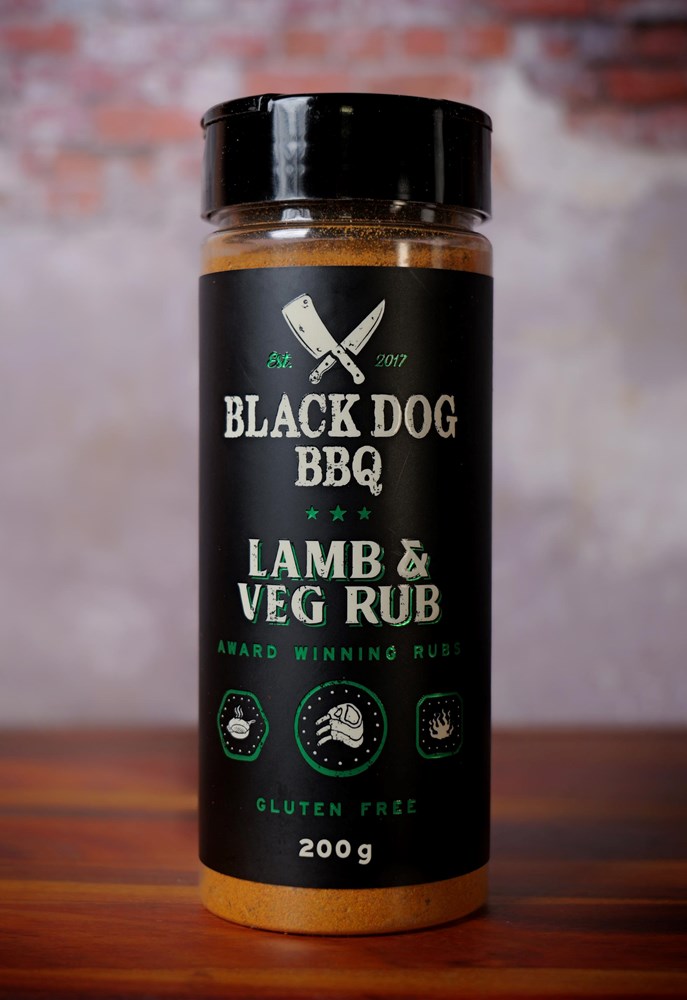 Black Dog BBQ - Lamb & Veg Rub 200g Shaker