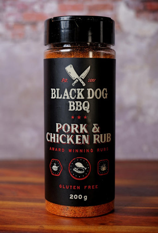 Black Dog BBQ - Pork & Chicken Rub - 200g Shaker