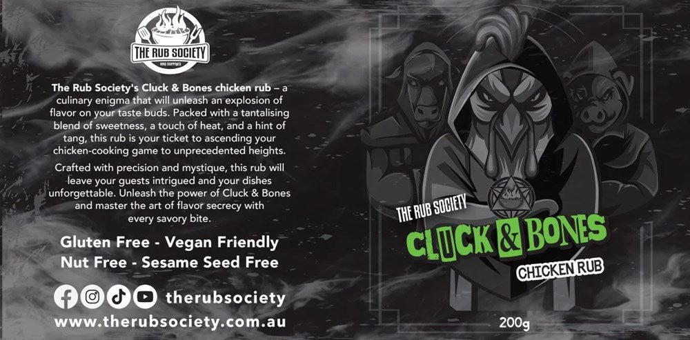 Best Before Date Clearance - The Rub Society - Cluck & Bones Chicken Rub