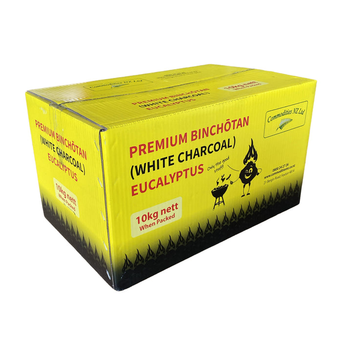 Commodities NZ Binchotan (White Charcoal) Eucalyptus 10kg
