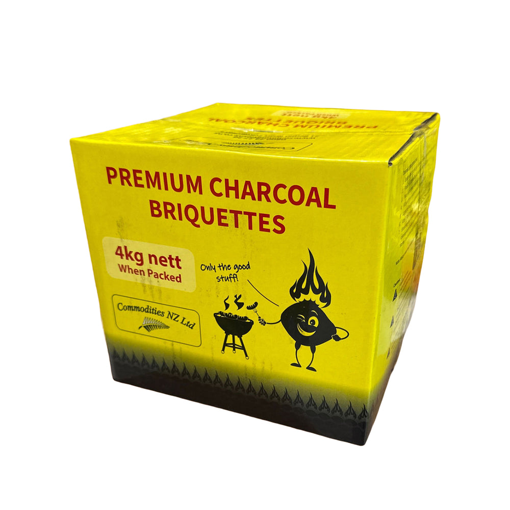 Commodities NZ Premium Charcoal Briquettes 4kg