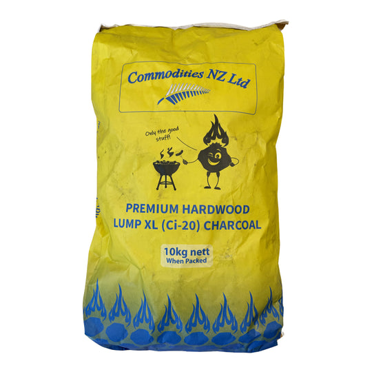 Commodities NZ - Ci20 Hardwood Lump Charcoal 10Kg