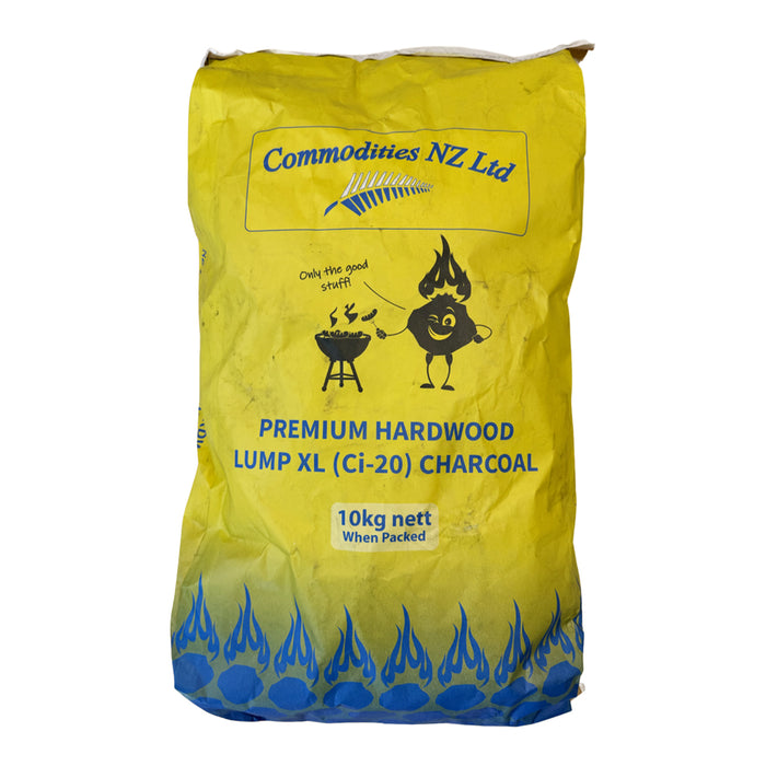 Commodities NZ - Ci20 Hardwood Lump Charcoal 10Kg