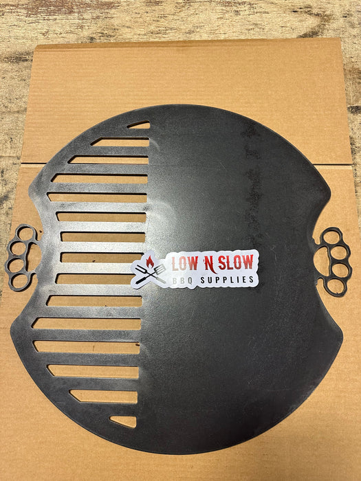 Low n Slow BBQ Brass Knuckle Smasher & Hot Plate Combo
