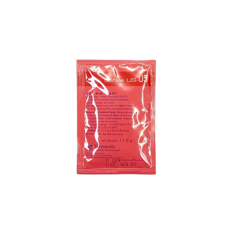 WilliamsWarn - Fermentis SAFALE US-05 Yeast - 11.5gm