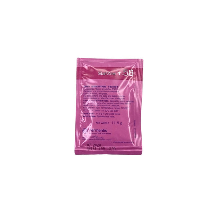 WilliamsWarn - Fermentis SAFALE T-58 Yeast - 11.5gm (Out of date)