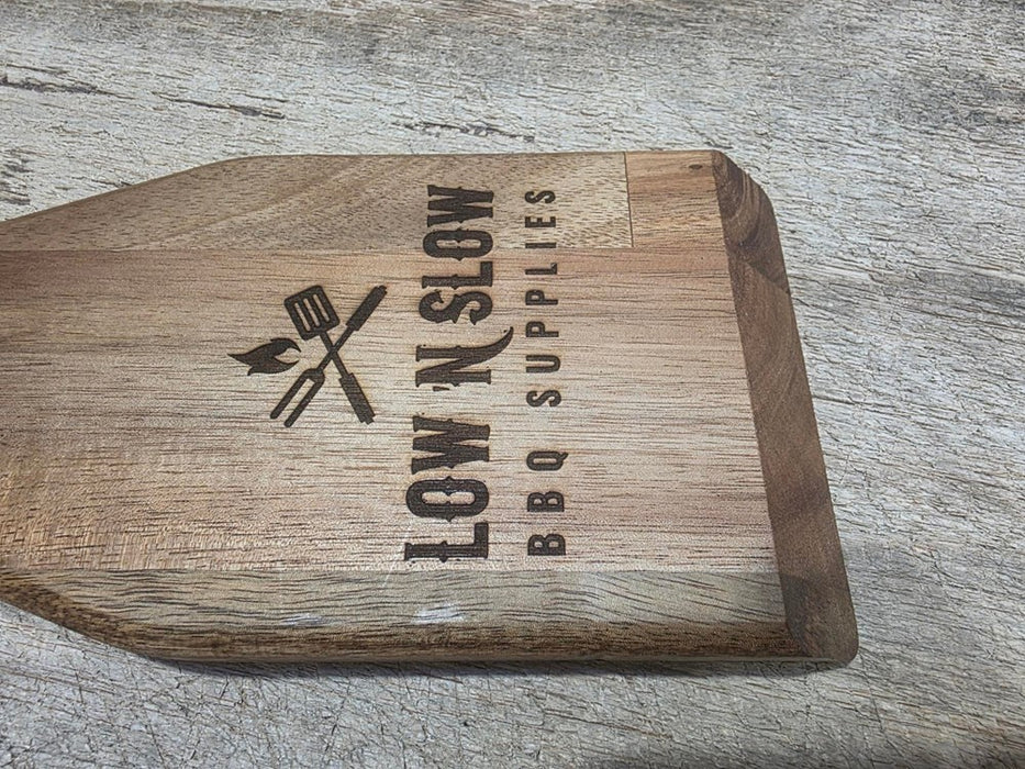 Low 'N Slow BBQ - Acacia Wooden BBQ Scraper with Bottle Opener!