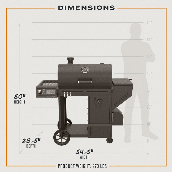 Oklahoma Joe Tahoma® 900 Auto-Feed Charcoal Smoker & Grill w/ Wi-Fi
