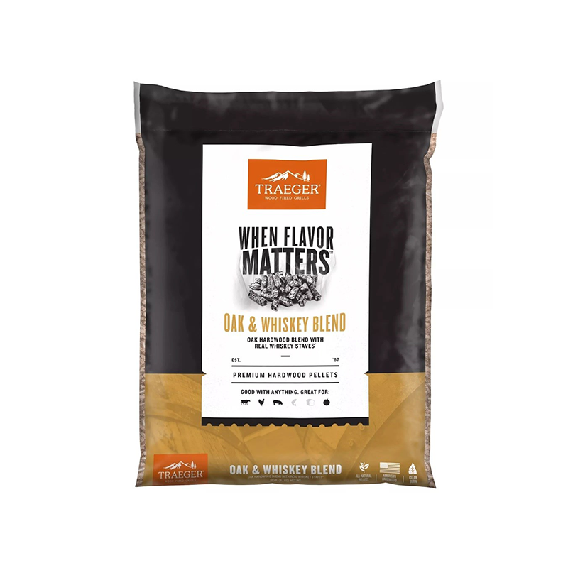 Traeger Pellets - Oak & Whiskey Blend
