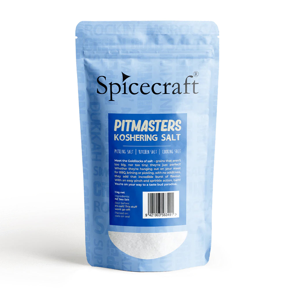 SpiceCraft Pitmasters Kosher Salt - 1kg Bulk Bag