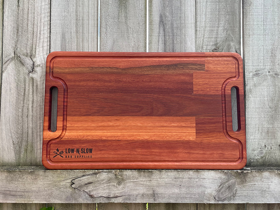 Low 'N Slow BBQ - Karri Wood Board  X Large (aka The Big Boy)Medium