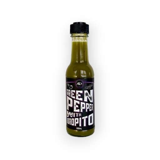 Best Before Date Clearance - Al's Green Pepper With Horopito Hot Sauce (BBD Clearance)