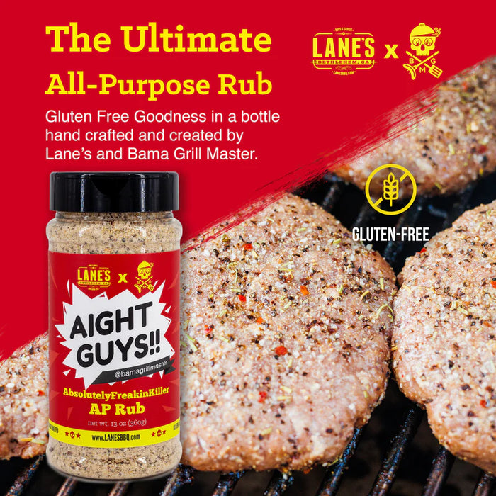 Lane's BBQ - Bama's AbsolutelyFreakinKiller AP BBQ Rub - 360g