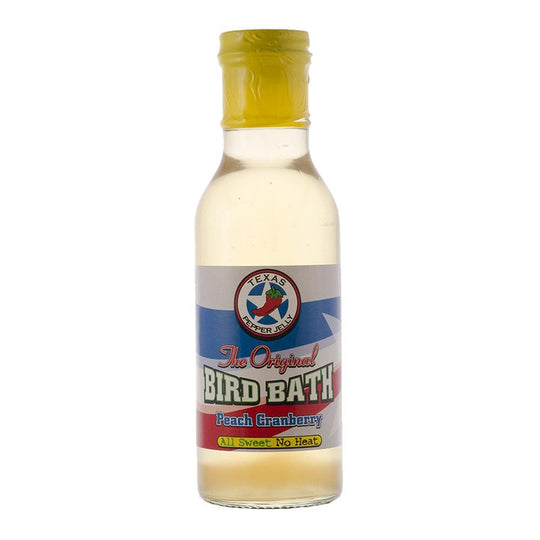 Texas Bird Bath - Peach & Cranberry