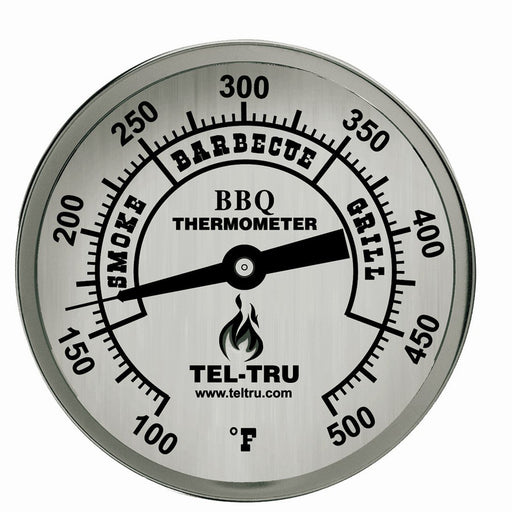 Tel-Tru BBQ Thermometer BQ300 - 3" dial & 2.5" stem