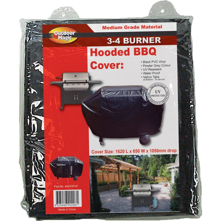 Outdoor Magic Hooded 3-4 Burner BBQ Cover
