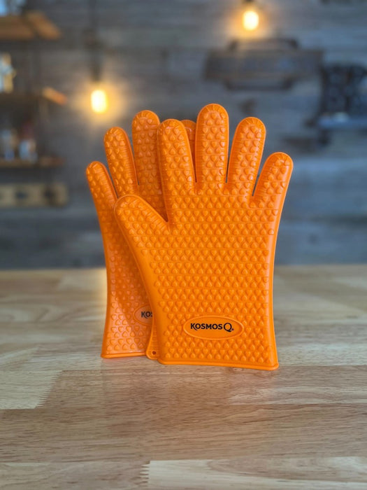 Kosmos Q BBQ Orange Heat-Resistant Gloves