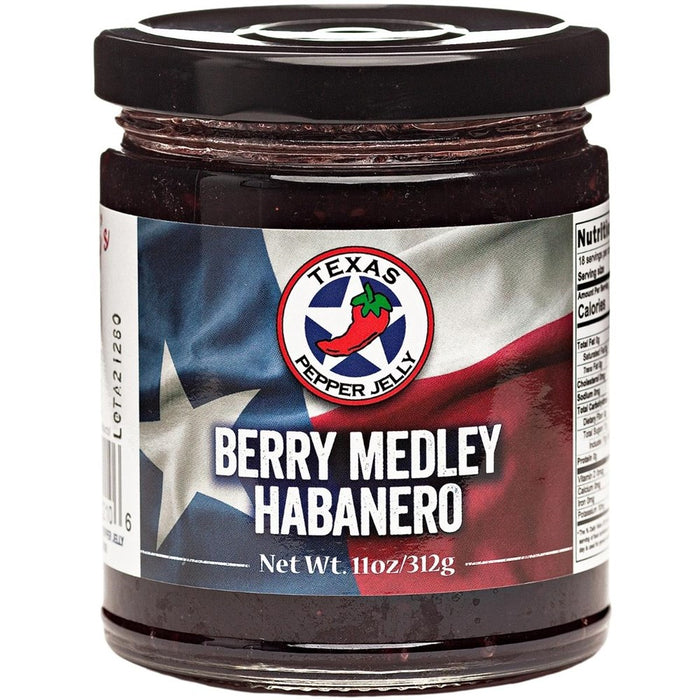 Texas Pepper Jelly - Berry Medley Habanero Pepper Jelly