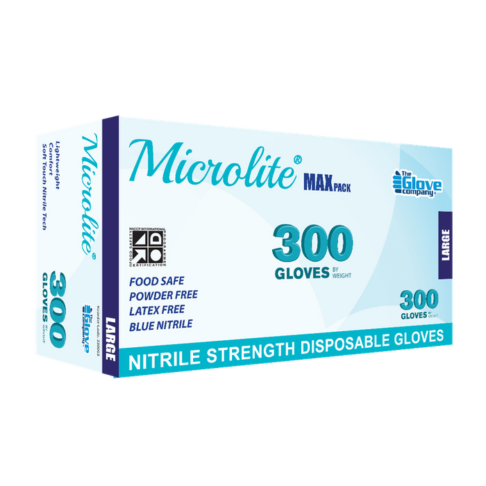 TGC Microlite MaxPack Food Grade Nitrile Gloves