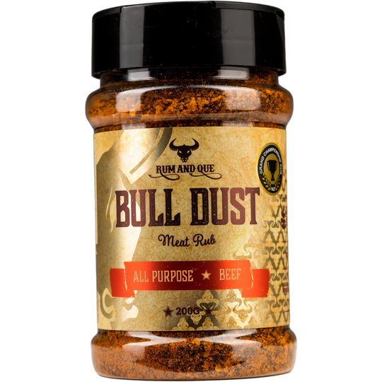 Rum & Que - Bull Dust (200gm Shaker)