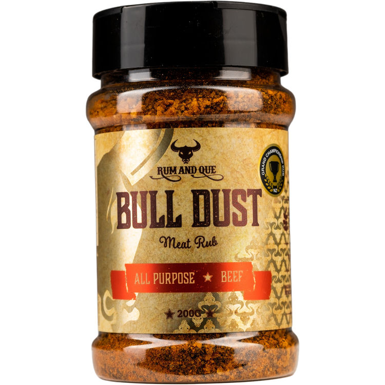 Rum & Que - Bull Dust (200gm Shaker)