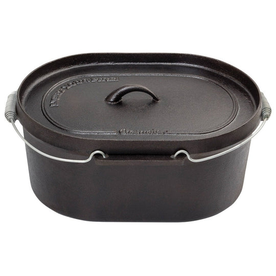 Charmate Cast Iron Camp Oven - 10 Quart Oval