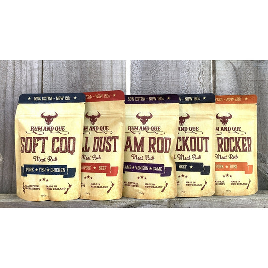 Rum & Que - Combo Pack (150gm Pouches)