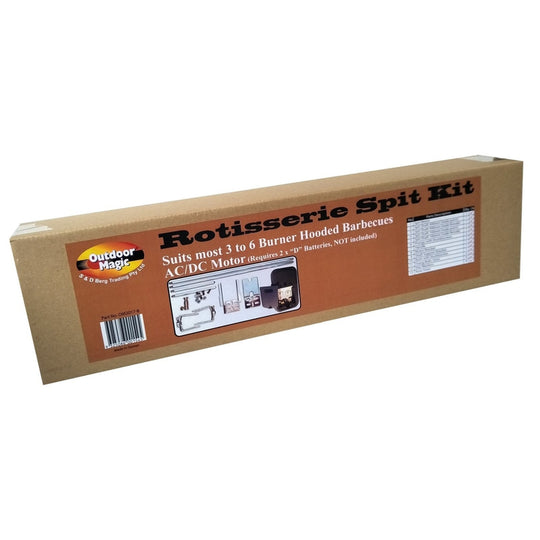 Outdoor Magic AC/DC Battery Powered Rotisserie Kit