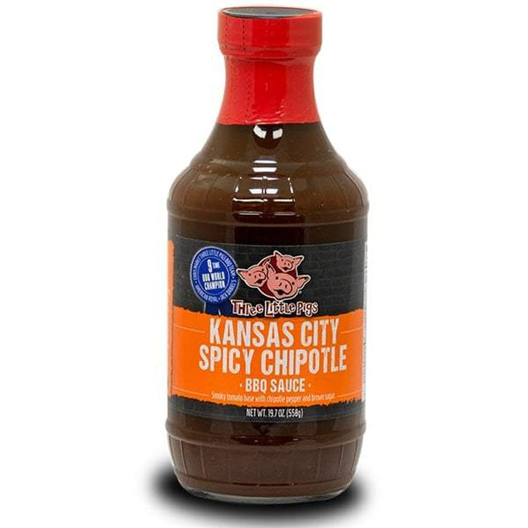 Three Little Pigs Spicy Chipotle BBQ Sauce