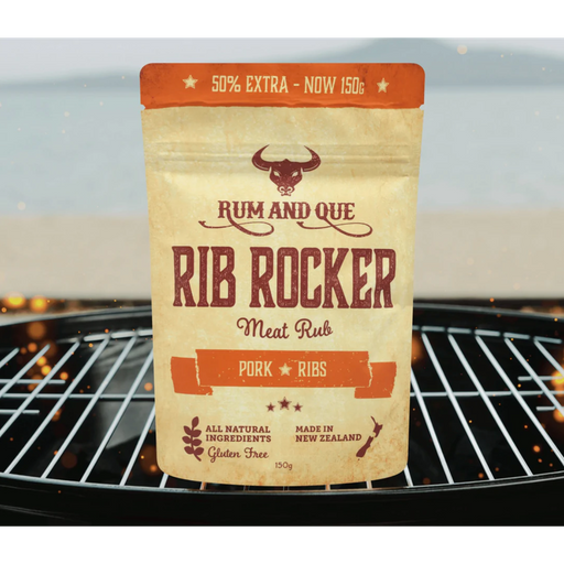 RUM & Que - Rib Rocker (150gm Pouch)