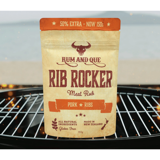 RUM & Que - Rib Rocker (150gm Pouch)