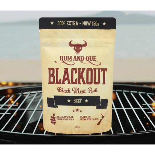 Rum & Que - BLACK OUT (150gm Pouch)