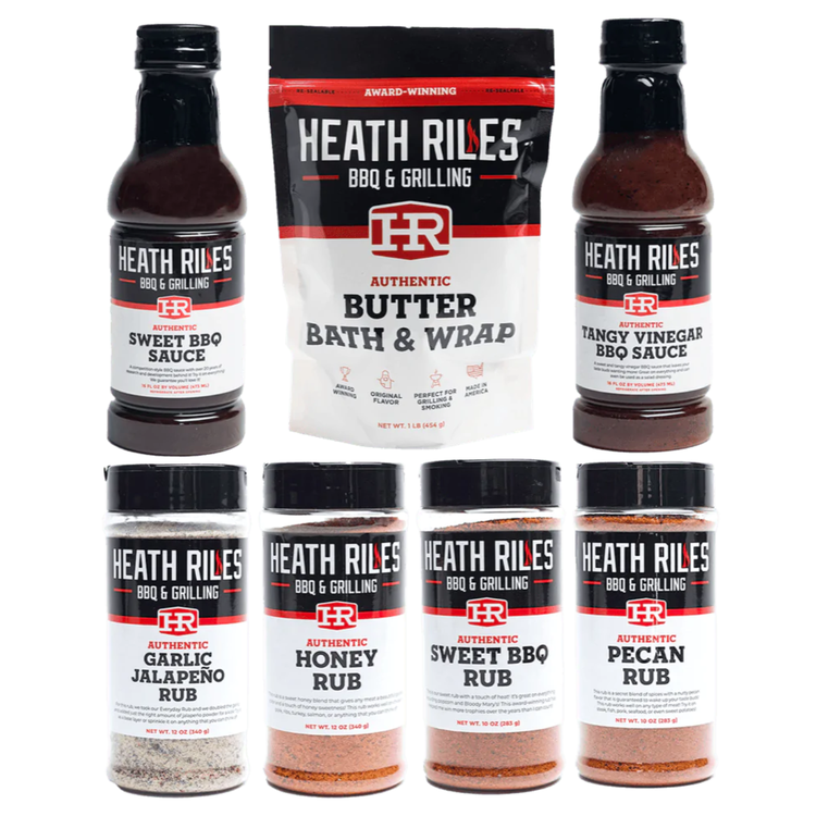 Heath Riles - Competition Rib Rub & Sauce Pack