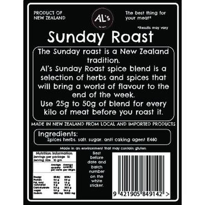 Al's Sunday Roast Spice Blend