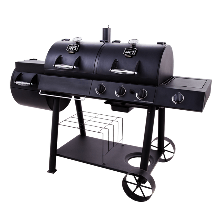 Oklahoma Joe Longhorn Combo Charcoal/Gas Smoker & Grill