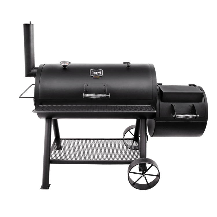 Oklahoma Joe Longhorn Offset Smoker Low N Slow BBQ Supplies