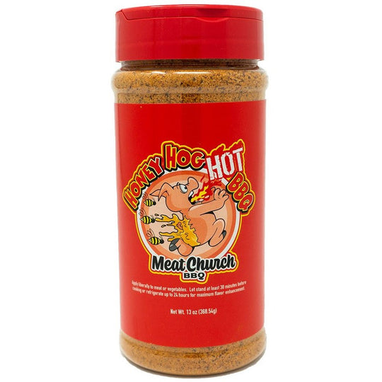 HONEY HOG HOT BBQ RUB (13 OZ) | MEAT CHURCH BBQ