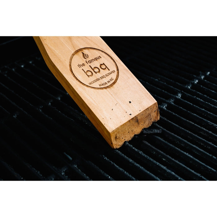 The Famous BBQ - Wooden BBQ Scraper