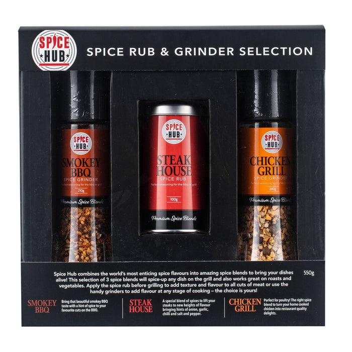 Spice Hub Rub & Grinder Selection