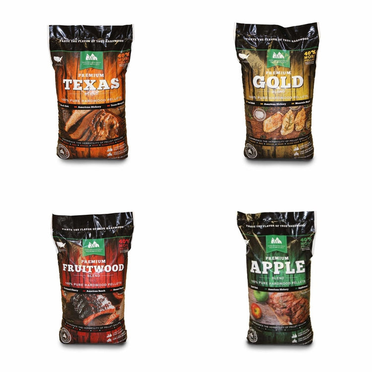 Green Mountain Grills Wooden Pellets - 4 Pack Combo